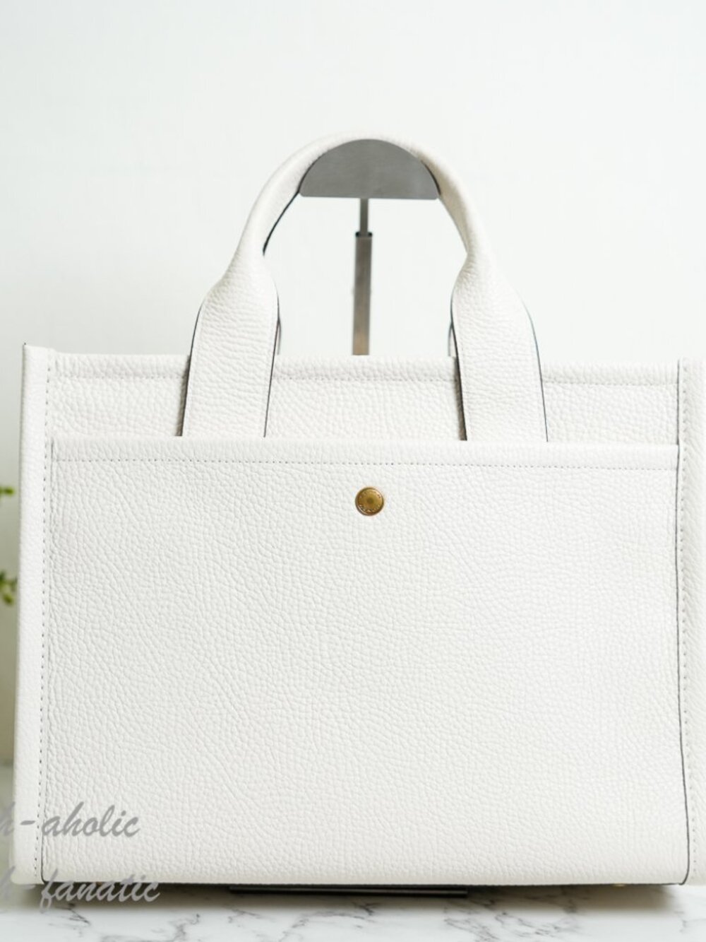 Coach CAM75 Cargo Tote Medium Crossbody Bag in Chalk Leather NWT - Picture 7 of 14